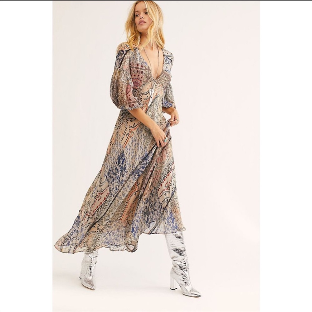 NWT Free People Moroccan Dreams Maxi Dress